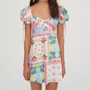 for love and lemons cassandra mini dress size xs